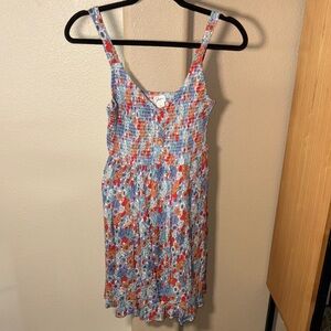 Floral Sleeveless Dress - Multicolor size small